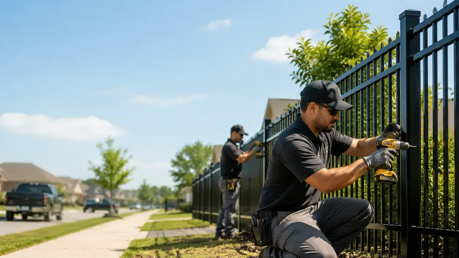 Metal Fence Installation in Rainbow, TX